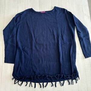 Lilly Pulitzer Mini Ramona Sweater in True Navy Size XL (12/14) Girls EUC Preppy